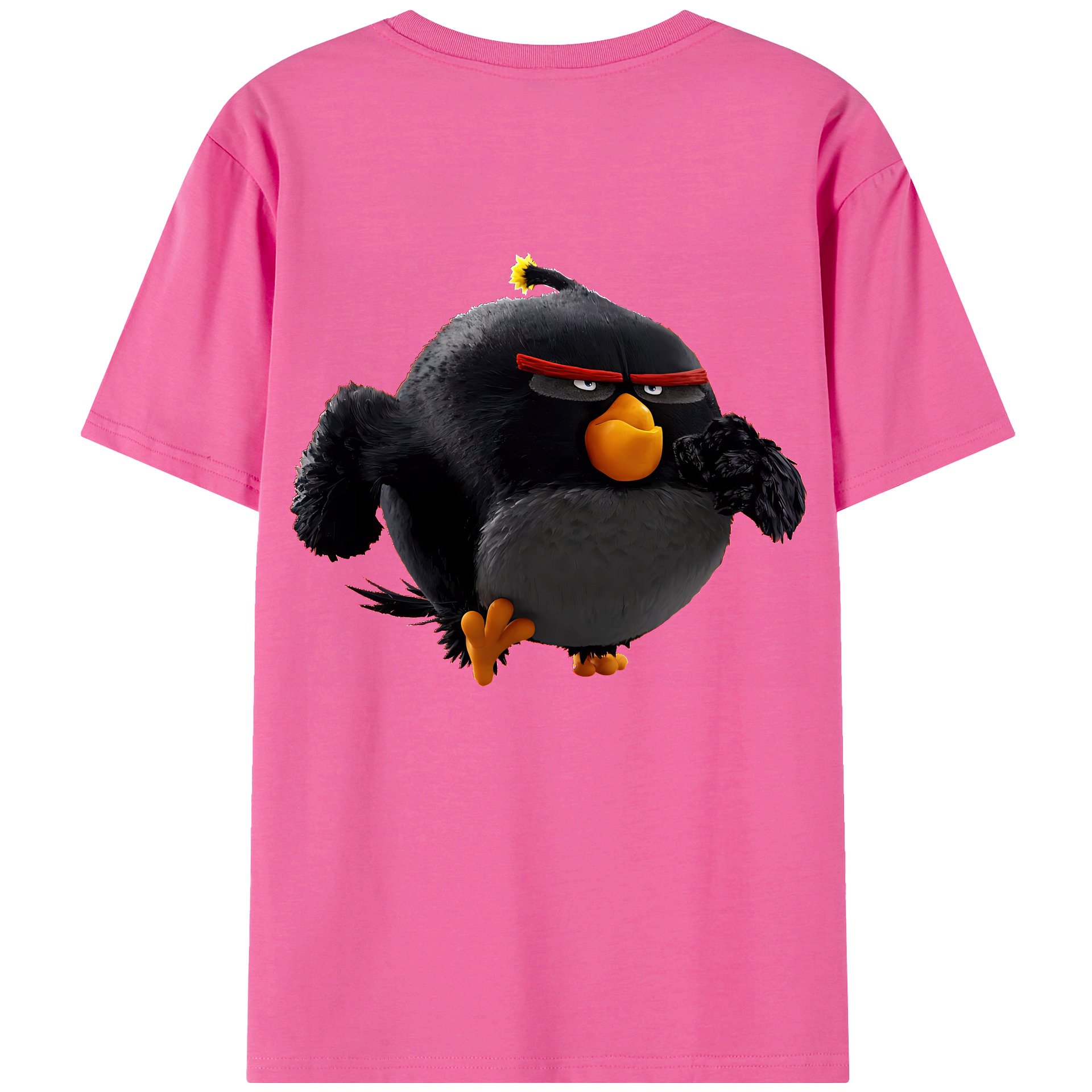 （画像用） Angry Birds アングリーバード レディース半袖Tシャツ(バックプリント)